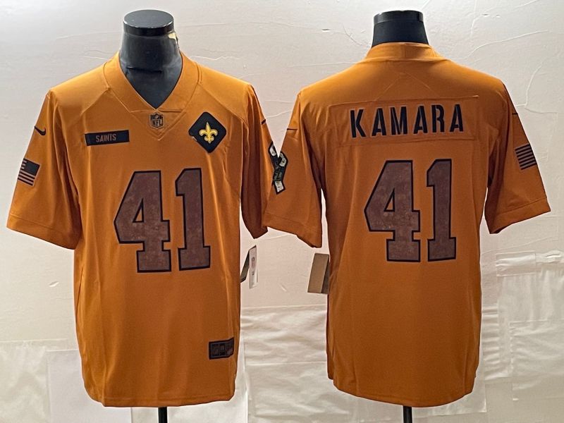 Men New Orleans Saints #41 Kamara brown Nike 2023 Salute To Service Limited NFL Jersey->cleveland browns->NFL Jersey